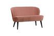 Miniature Sara pink velvet sofa 5