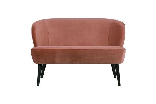 Sara pink velvet sofa Clipped