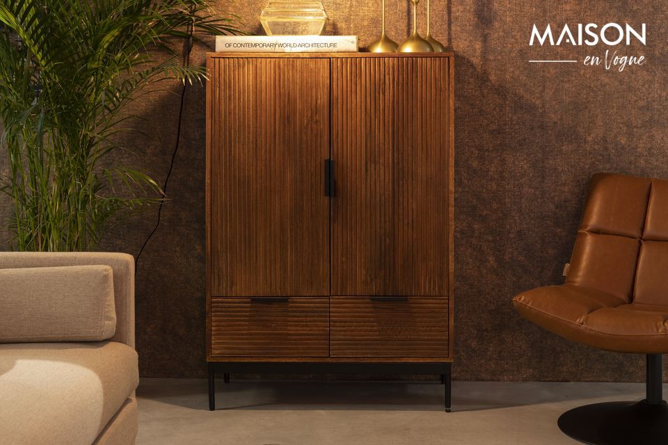 Saroo Brown Wooden Cabinet DutchBone