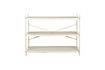 Miniatura Scaffale basso in legno di caucciù beige Iron 1
