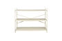 Miniatura Scaffale basso in legno di caucciù beige Iron Foto ritagliata