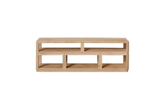 Scaffale basso Jill in legno chiaro Foto ritagliata