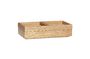Miniatura Scatola portaoggetti in legno beige Agrafe Foto ritagliata