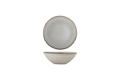 Schale D26,5 cm aus Steingut Natur Sandrine