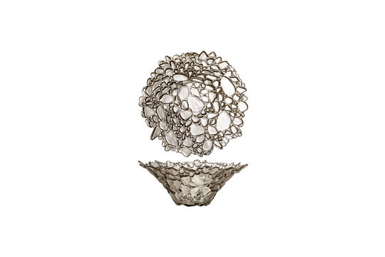 Schauen Sie die Produktbeschreibung an schale D30xH12 cm aus Glas Nature Tinki Schale D30xH12 cm aus Glas Nature Tinki