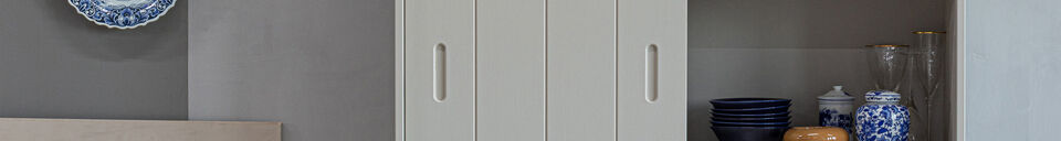Materialbeschreibung Schiebetürenschrank 200x120 cm Kiefer grau Mila