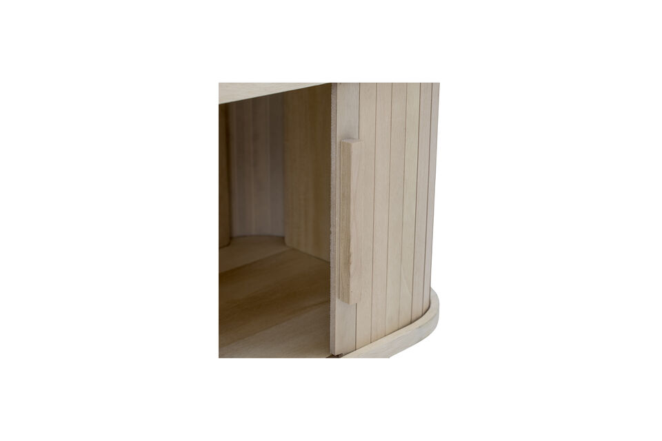 Schrank 90x50 cm aus Kiefer natur Lex - 6