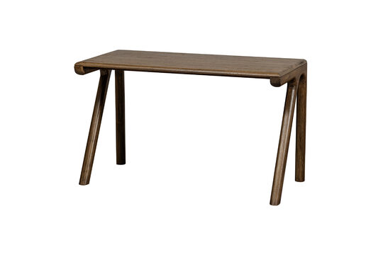 Schreibtisch 130x60 cm Mangoholz dunkelbraun Tug ohne jede Grenze