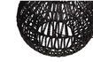 Miniaturansicht Schwarze Rattan-Lampe Macy 5