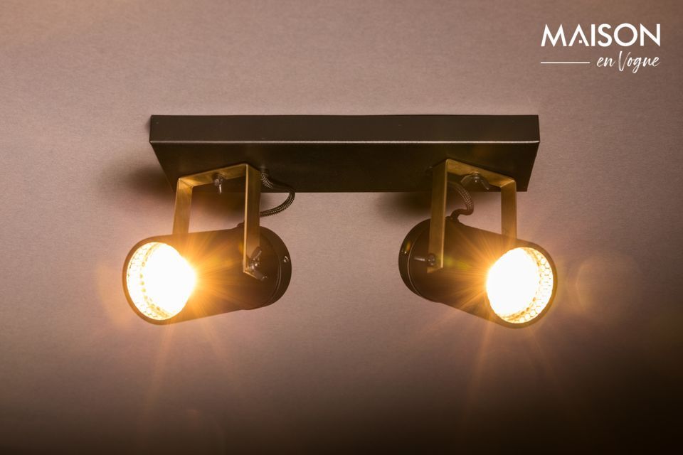 Scope Double light spot with black finish DutchBone