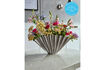 Miniature Sculptural Brushed Silver Iron Vase HDFlood 2
