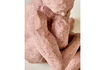 Miniature Seated Woman Decorative Figure Brown Stoneware HDWoman 4