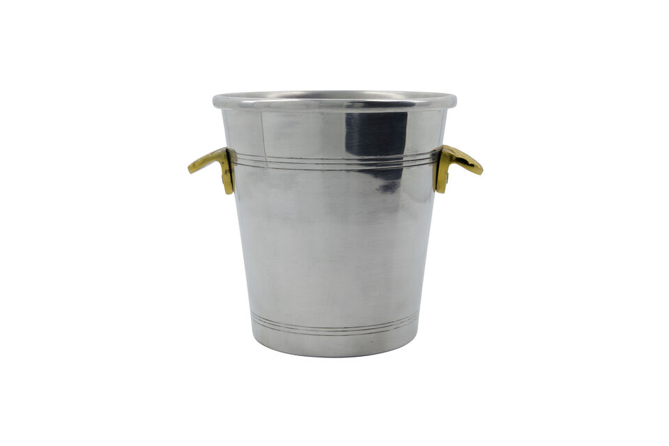 Seau à vin 20 cm en aluminium argenté HDVind House Doctor