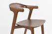 Miniatura Sedia con braccioli in legno di noce Northwood 9