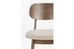 Miniatura Sedia da bancone in legno e beige Marais 7