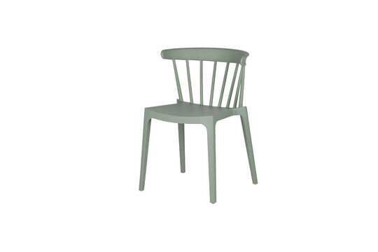 Guarda il profilo del prodotto sedia da giardino a sbarre plastica verde giada BLISS Sedia da giardino a sbarre plastica verde giada BLISS