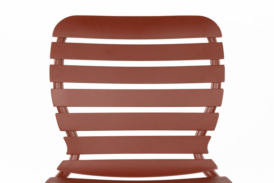 Sedia da giardino in alluminio rosso Vondel - 8