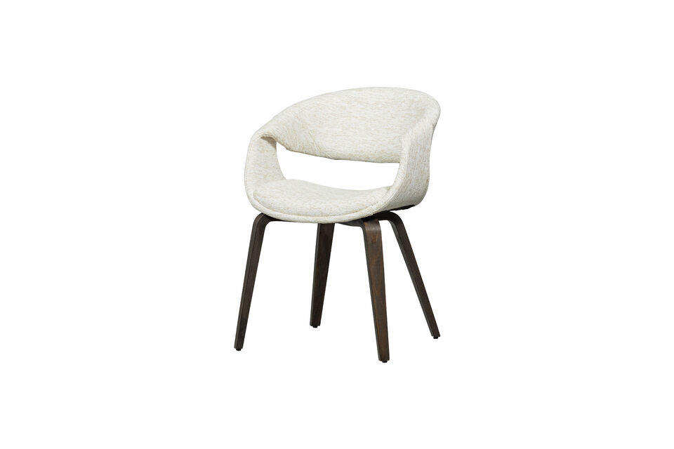 Sedia da pranzo 78x57 cm Tessuto Naturale YOSSI Woood
