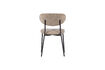 Miniatura Sedia da pranzo ciniglia naturale KJELD 6
