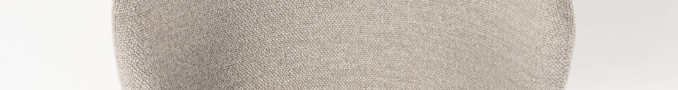 Materiali prima di tutto Sedia da pranzo in metallo beige Guus