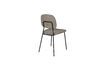 Miniatura Sedia da pranzo in metallo beige Roos 7