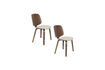 Miniatura Sedia da pranzo in poliestere beige Walden 7