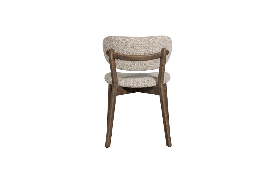 La sedia da pranzo Udar garantisce pasti confortevoli! Materiale Il nostro tessuto melange