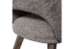 Miniatura Sedia da pranzo Taupe Gambe in legno marrone MURAT 7