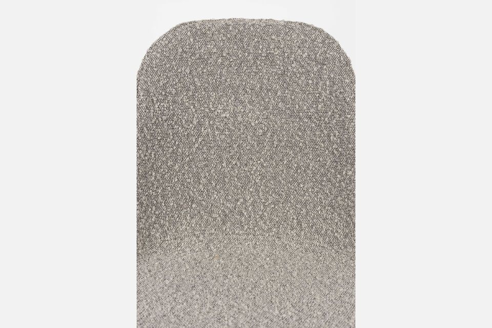 Sedia girevole in tessuto taupe Albert Kuip - 8