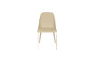 Miniatura Sedia in acciaio beige Pip 3