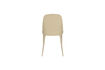 Miniatura Sedia in acciaio beige Pip 6