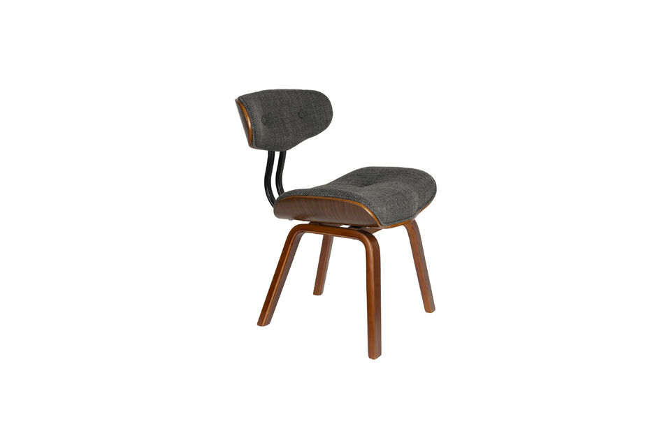 Sedia in legno nero Blackwood - 6