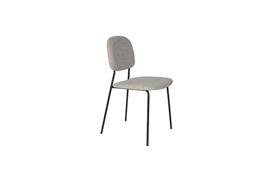 Guarda il profilo del prodotto sedia in metallo e tessuto beige Roos Sedia in metallo e tessuto beige Roos