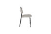 Miniatura Sedia in metallo e tessuto beige Roos 7