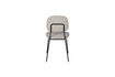 Miniatura Sedia in metallo e tessuto beige Roos 9