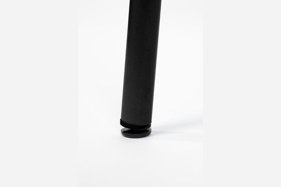Sedia in plastica riciclata nera The Ocean - 10