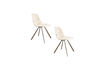 Miniatura Sedia in poliestere beige Franky 8