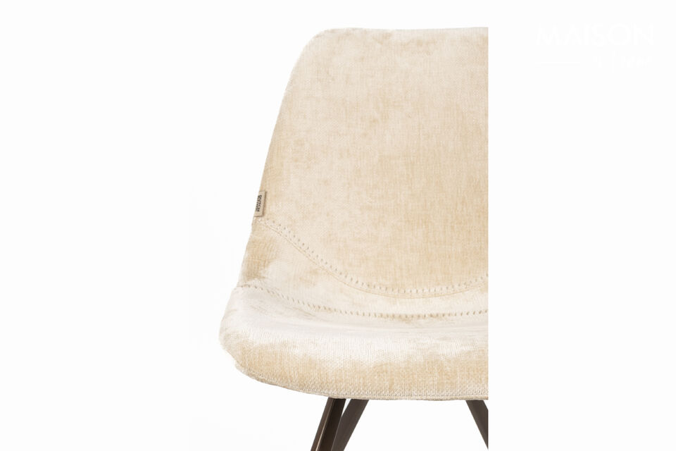 Sedia in poliestere beige Franky - 7
