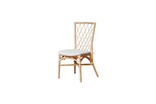 Guarda il profilo del prodotto sedia in rattan beige Croisillons Sedia in rattan beige Croisillons