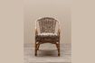 Miniatura Sedia in rattan beige Moorea 2