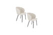 Miniatura Sedia in tessuto beige Joa 8