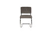 Miniatura Sedia in tessuto grigio scuro Ridge Kink Rib 8