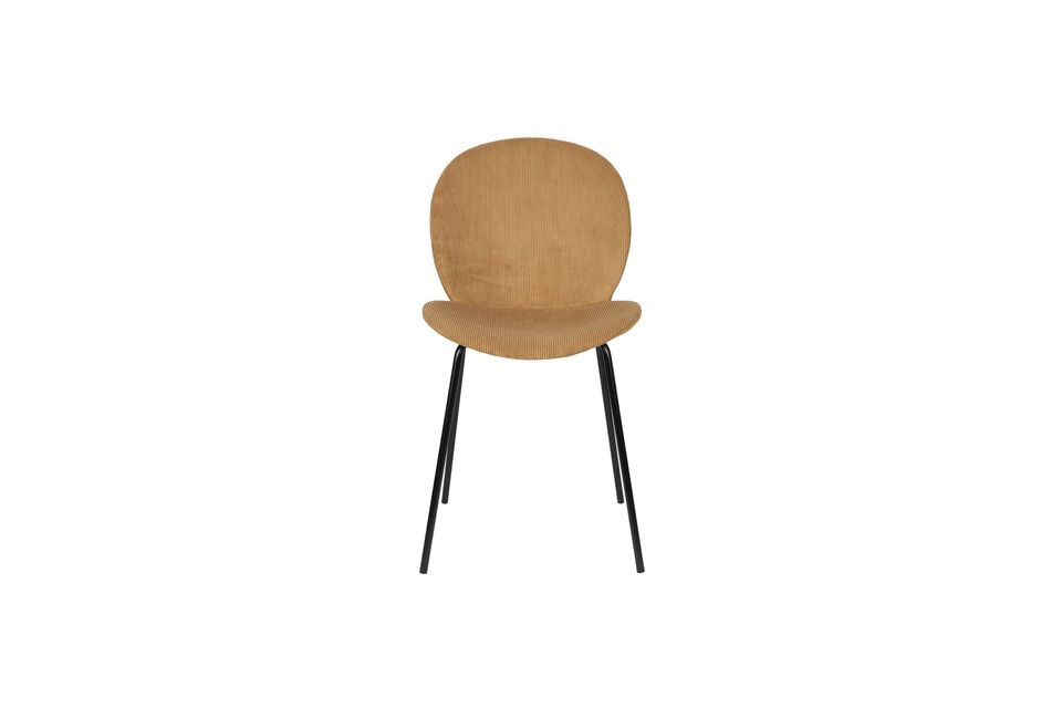 Sedia in velluto Bonnet ocra - 10