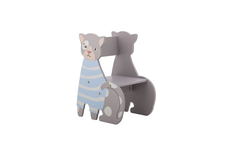 Sedia per bambini 42x56 cm in MDF FSC® multicolore Mille - 4