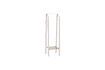 Miniature Sempre grey metal shelf 1