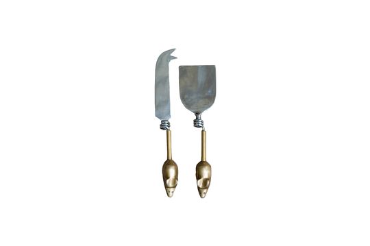 Guarda il profilo del prodotto serie di 2 Mouse posate con manico in ottone Serie di 2 Mouse posate con manico in ottone