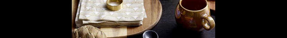 Mise en avant matière Serviette de table Franey
