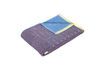 Miniature Serviette large en coton violet Promenade 12