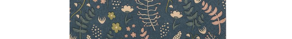 Mise en avant matière Serviettes de table Malleret