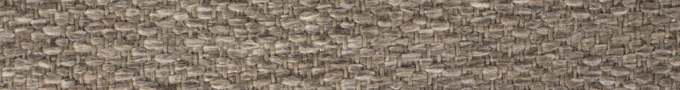 Materialbeschreibung Sessel aus braunem Stoff Thomas